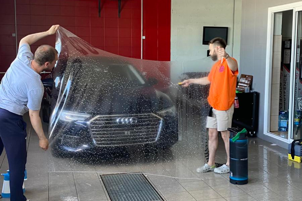 Audi оклейка пленкой  