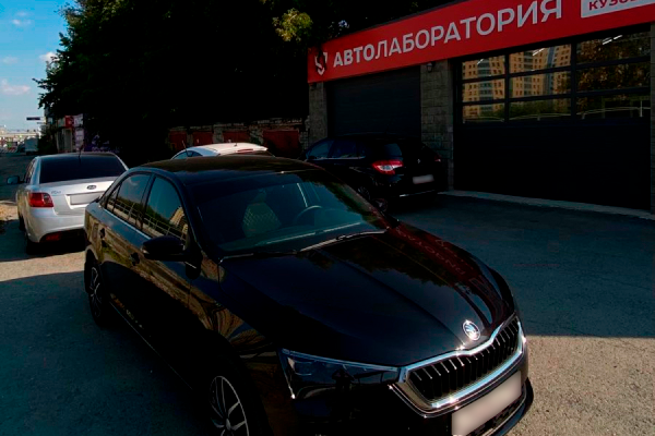 Skoda Rapid в автолаборатории Автодрайв