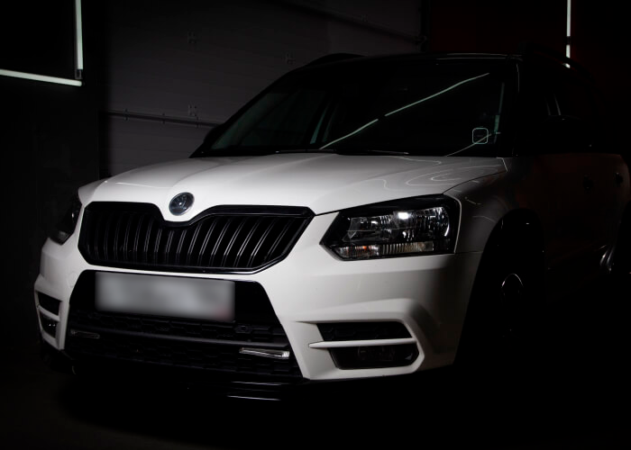 Оклейка автомобиля skoda yeti